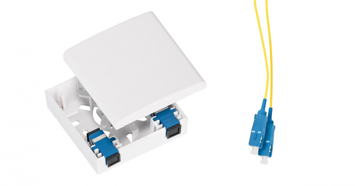 Розетка оптическая NIKOMAX NMF-WO02SCUS2-CS-WT