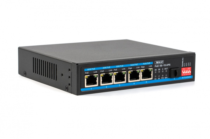 Коммутатор Бастион SKAT PoE-5E-1S UPS